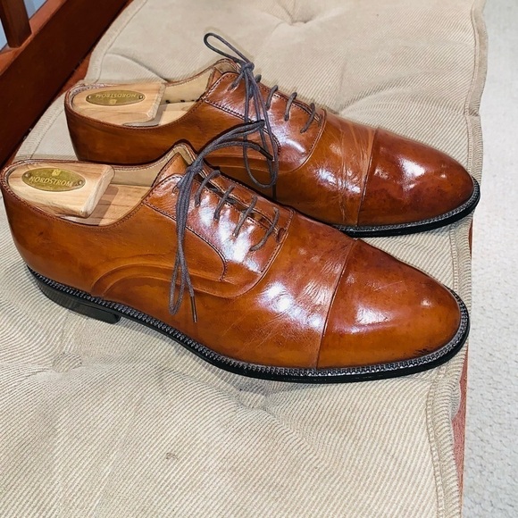 Johnston Murphy Cellini Cap Toe Oxford. - Picture 14 of 16